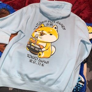 Cute Golden Fox ramen hoodie 💙
